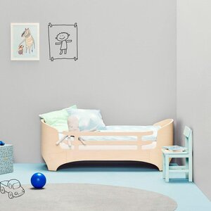 Leander safety guard for Classic junior bed, White - Leander