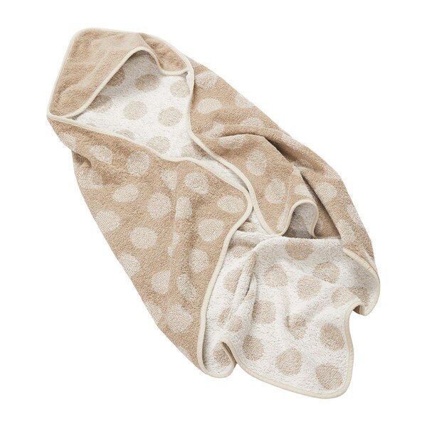 Leander hooded towel 80x80cm, Cappuccino   - Leander