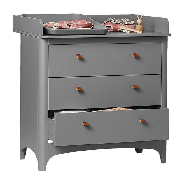 Leander changing unit for Classic dresser, Grey - Leander