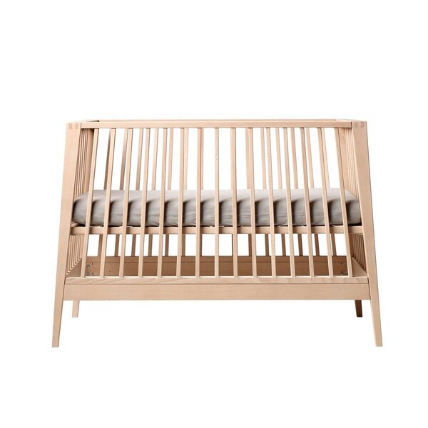 Leander Linea baby cot 65x132cm,Oak - Leander