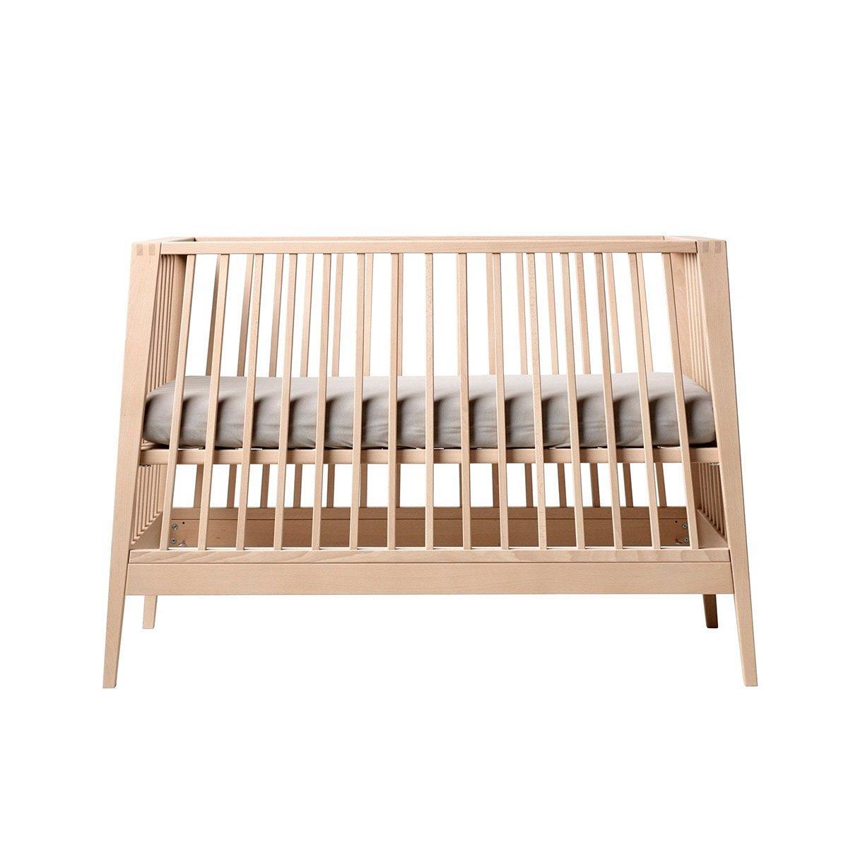 Leander Linea baby cot 65x132cm Beech NordBaby