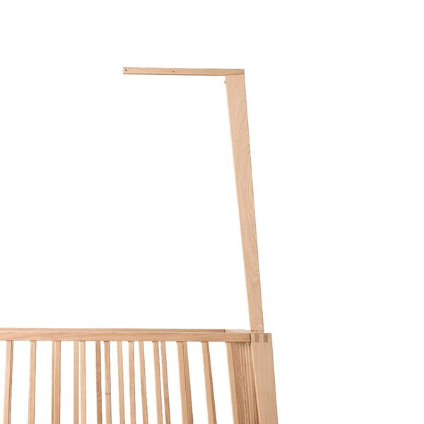 Leander canopystick for Linea and Luna baby cot, Oak - Leander