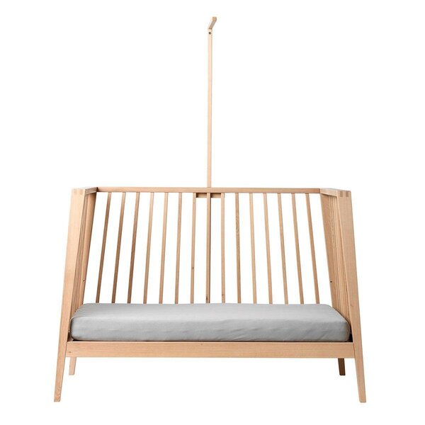 Leander canopystick for Linea and Luna baby cot, Oak - Leander