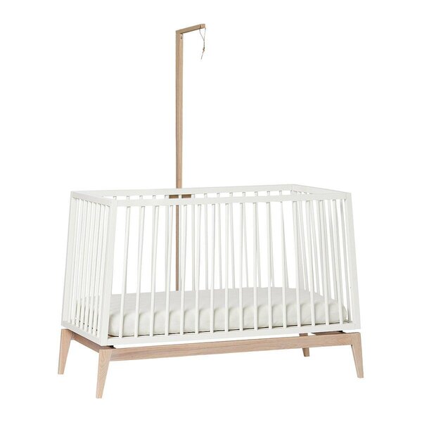 Leander canopystick for Linea and Luna baby cot, Oak - Leander