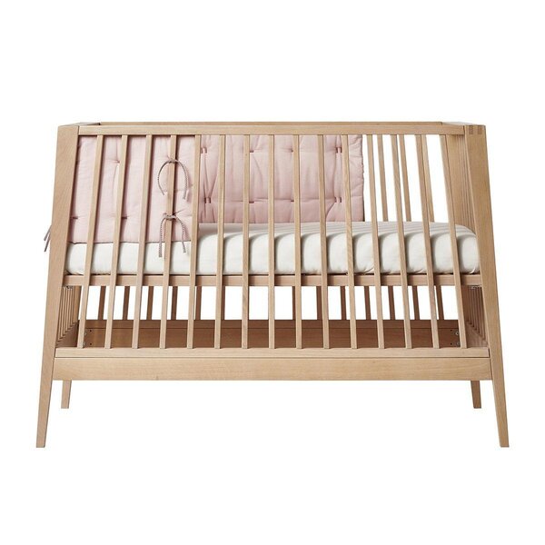 Leander Bumper for Linea and Luna Baby cot, Dusty Rose - Leander