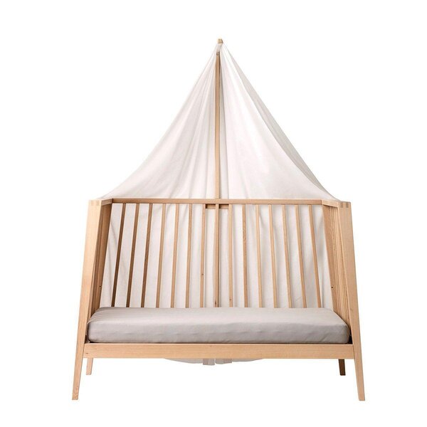 Leander Canopy for Linea and Luna baby cot, White  - Leander