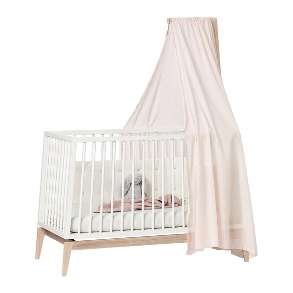 Leander Canopy for Linea and Luna baby cot, Dusty Rose - Leander