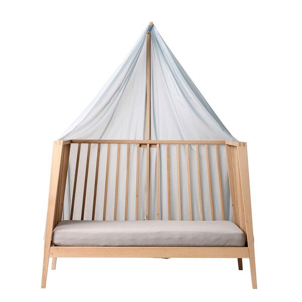 Leander Canopy for Linea and Luna baby cot, Dusty blue - Leander