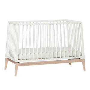 Leander Luna võrevoodi 120x60cm, White/Oak  - Graco