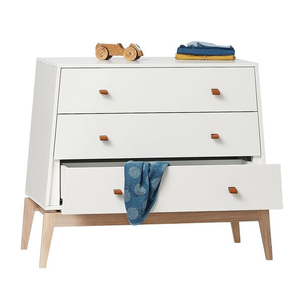 Leander Luna dresser, White/Oak  - Leander