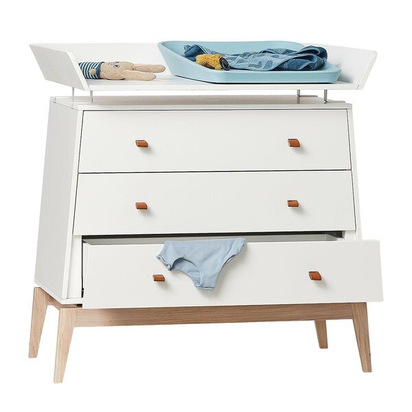 Leander changing unit for Luna dresser, White - Leander