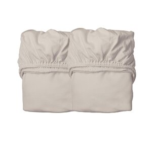Leander sheet for junior bed 70x140cm, Cappuccino, 2 pcs - Leander