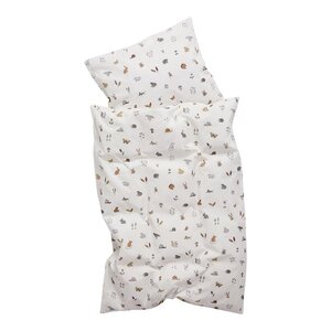 Leander Baby bedding, 70x100 cm, Forrest Cappuccino   - Leander