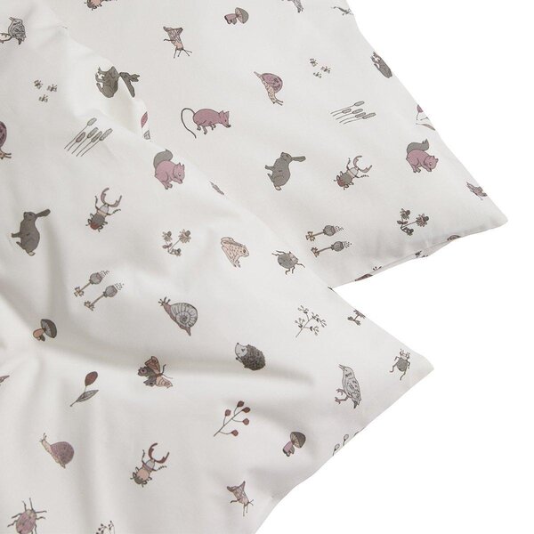 Leander voodipesukomplekt 100x140cm, Forrest Dusty Rose  - Leander