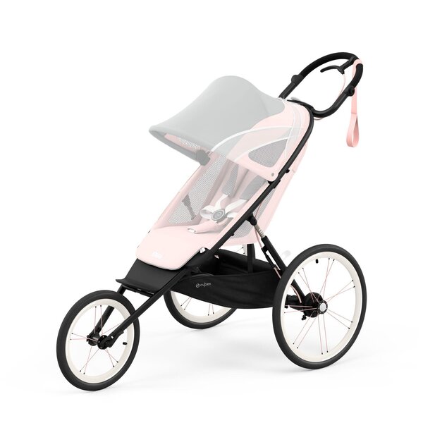 Cybex Avi jooksukäru Silver Pink, musta-roosa raamiga - Cybex