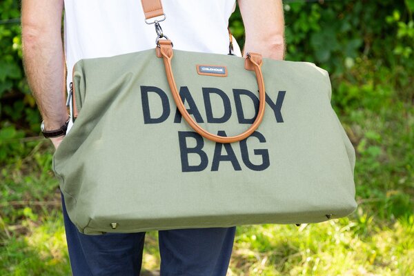 Childhome tervikute kott Daddy bag canvas Khaki - Childhome