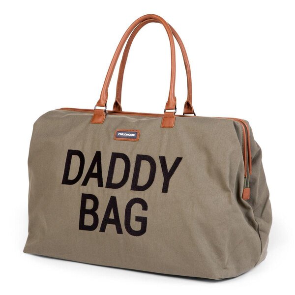 Childhome tervikute kott Daddy bag canvas Khaki - Childhome