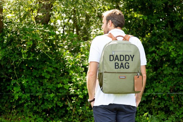 Childhome kuprinė Daddy bag - canvas Khaki - Childhome