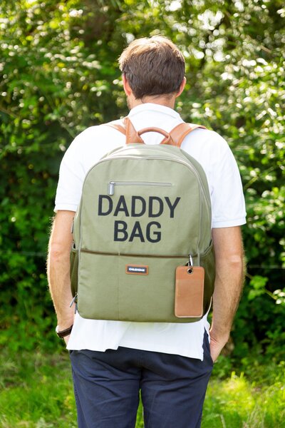 Childhome Daddy bag care backpack - canvas Khaki - Childhome