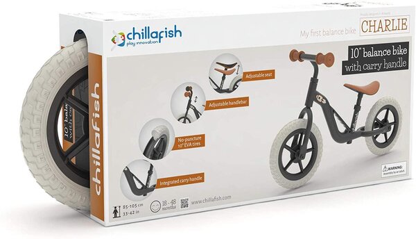 Chillafish Charlie līdzsvara velosipēds Black - Chillafish
