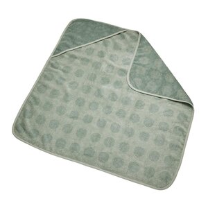 Leander hooded towel 80x80cm, Sage Green - Leander