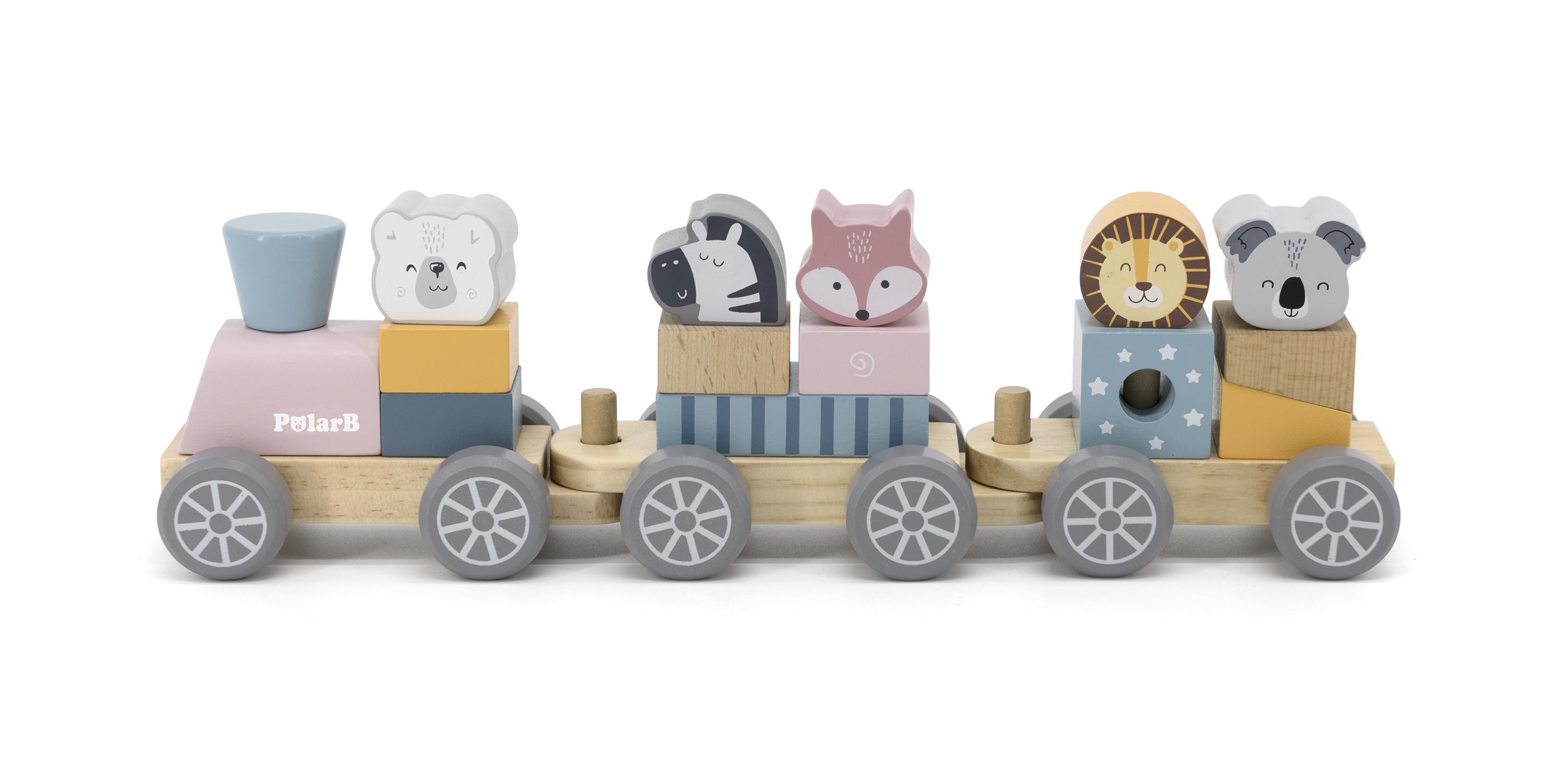 PolarB Stacking Train Multicolor NordBaby