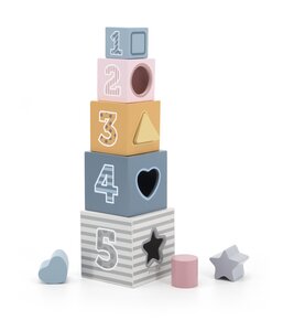 PolarB Nesting & Stacking Blocks Multicolor - PolarB