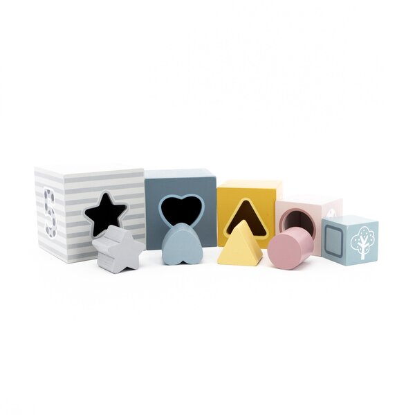 PolarB Nesting & Stacking Blocks Multicolor - PolarB