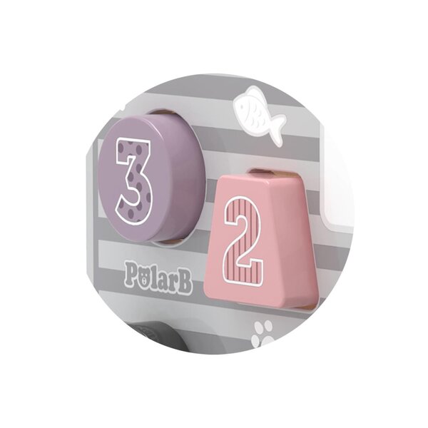 PolarB Pull Along Shape Sorting Truck Multicolor NordBaby