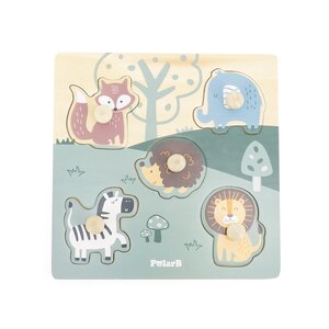 PolarB Flat Puzzle -Animals Multicolor - PolarB