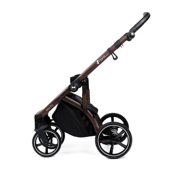 Nordbaby Active Plus stroller set Sea Green, Bronze Black - Nordbaby