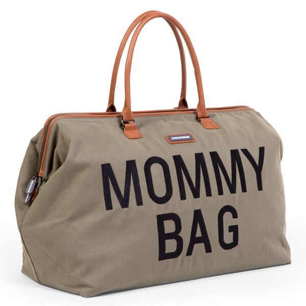 Childhome Mommy Bag suur tarvikute kott Canvas Khaki - Childhome