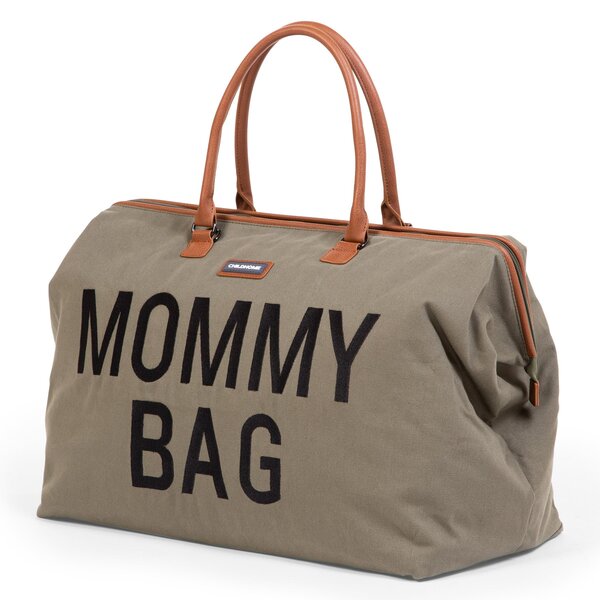 Childhome Mommy Bag suur tarvikute kott Canvas Khaki - Childhome