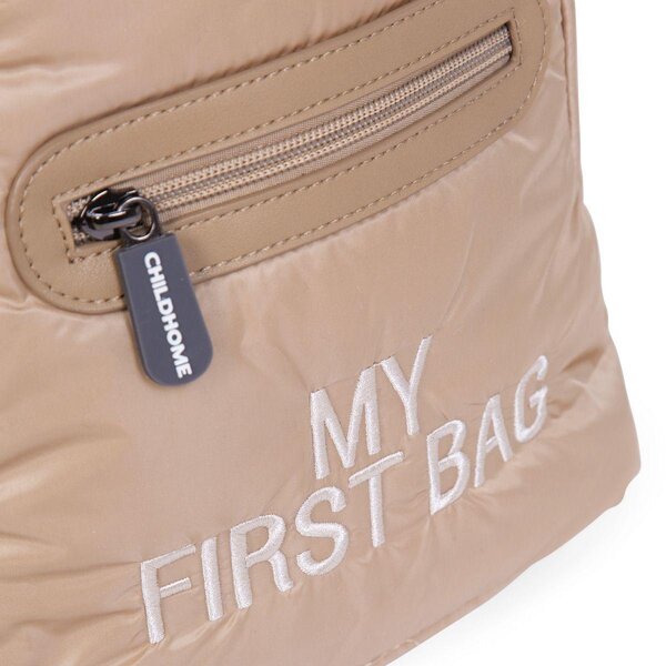 Childhome mugursoma My first bag Puffered Beige - Childhome