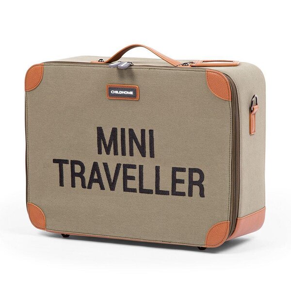 Childhome Mini Traveller bērnu čemodāns Kaki - Childhome