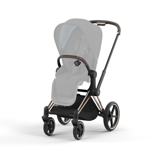 Cybex Priam V4 Pushchair Mustard Yellow, Rose Gold - Cybex