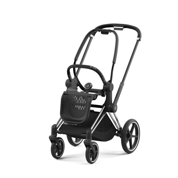 Cybex Priam V4 ratu komplekts 2in1 Sepia Black, Chrome Black rāmis, Cloud T autokrēsls  - Cybex