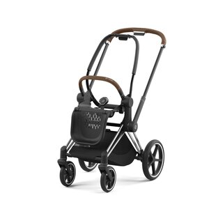 Cybex Priam V4 vankriraam kroom, pruuni käepidemega - Cybex