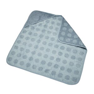 Leander hooded towel 80x80cm, Blueberry - Leander
