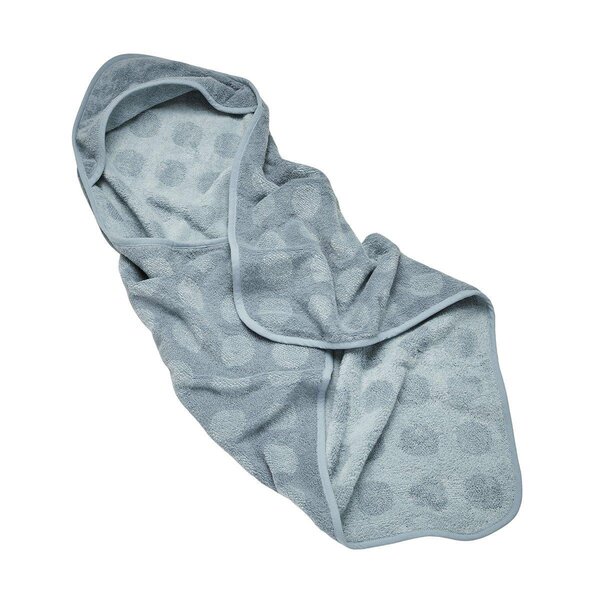 Leander hooded towel 80x80cm, Blueberry - Leander