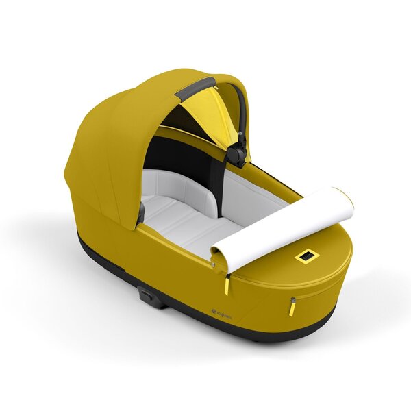 Cybex Priam V4 vankrikomplekt Mustard Yellow, Matt black raam - Cybex