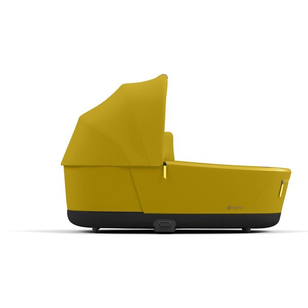 Cybex Priam V4 vežimėlio komplektas Mustard Yellow + Frame Rose Gold - Cybex