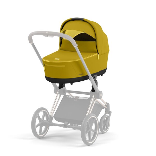 Cybex Priam V4 stroller set Mustard Yellow, Frame Chrome black - Cybex