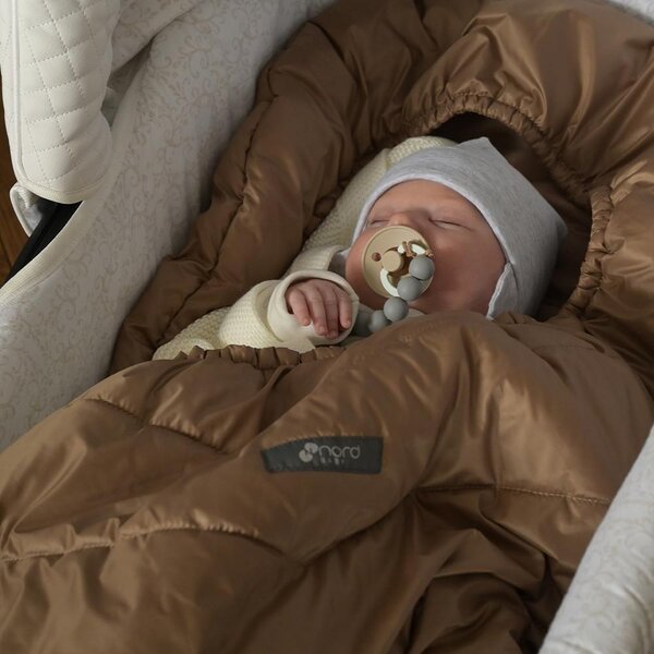 Nordbaby footmuff, Caramel - Nordbaby