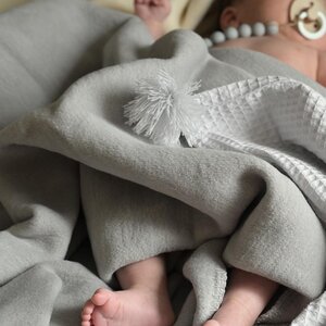Nordbaby tekk 75X100, Light Grey - Nordbaby