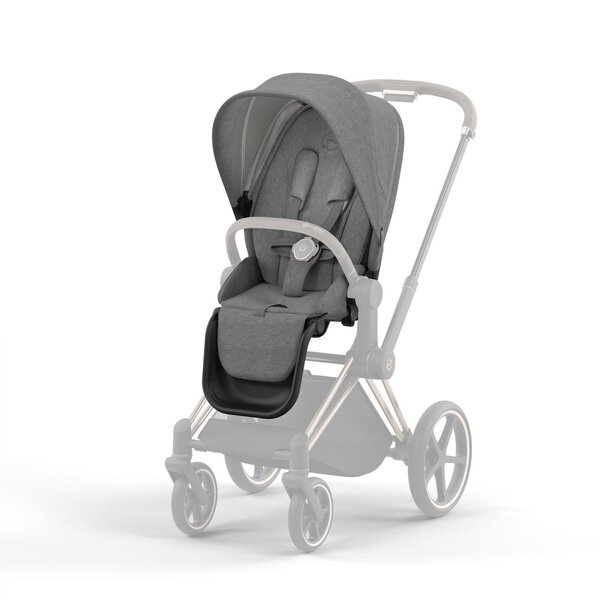 Cybex Priam stroller set Plus Manhattan Grey, chrome/black frame, with car seat Cloud Z2 - Cybex