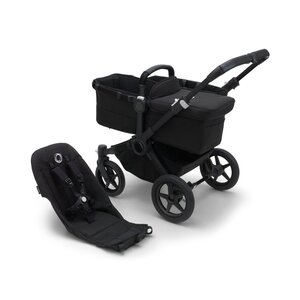 Bugaboo Donkey 5 база с тканями Midnight Black - Bugaboo