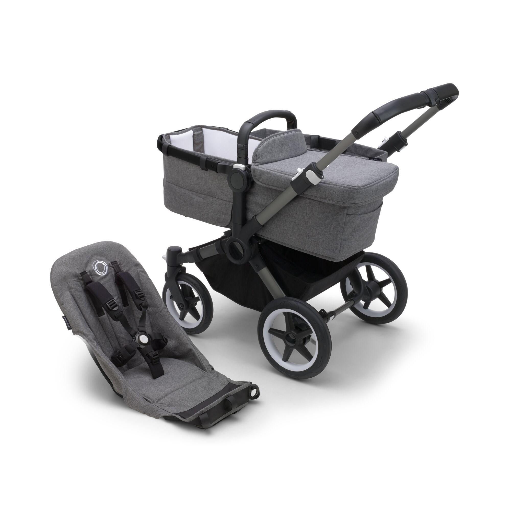 Bugaboo buffalo classic grey melange outlet