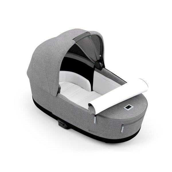 Cybex Priam stroller set Plus Manhattan Grey, chrome/black frame, with car seat Cloud Z2 - Cybex