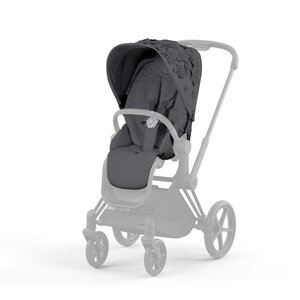 Cybex Priam/ePriam V4 sėdynės audinys Simply Flowers Dream Grey - Cybex